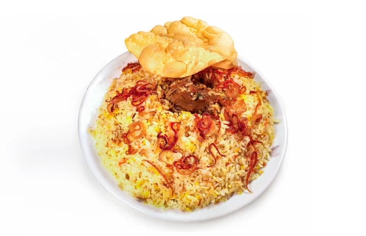 Biriyani — signature dish at Aaraamam Restaurant, Dubai